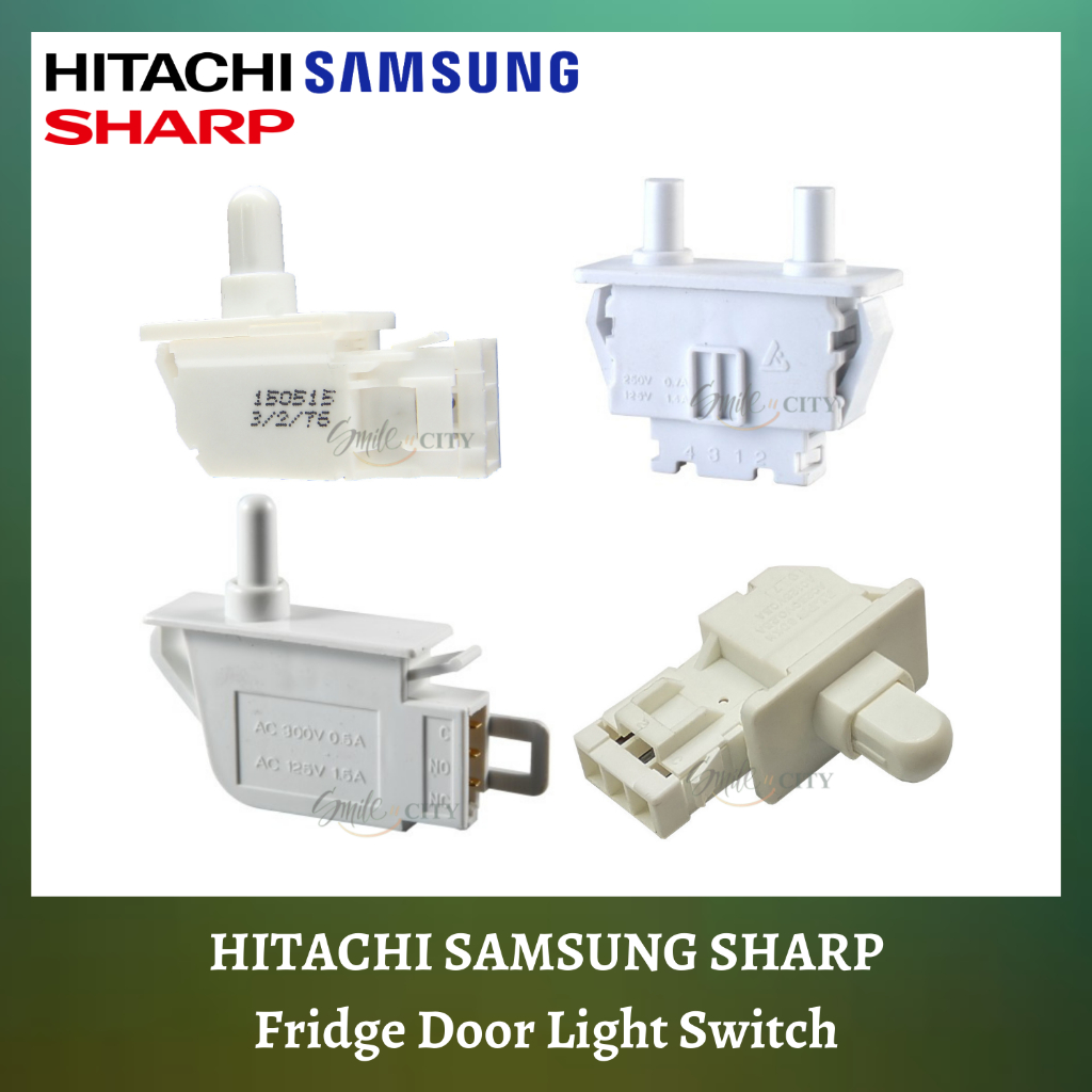 [𝐑𝐄𝐀𝐃𝐘 𝐒𝐓𝐎𝐂𝐊] Fridge Refrigerator Door Light Switch for HITACHI SAMSUNG ...