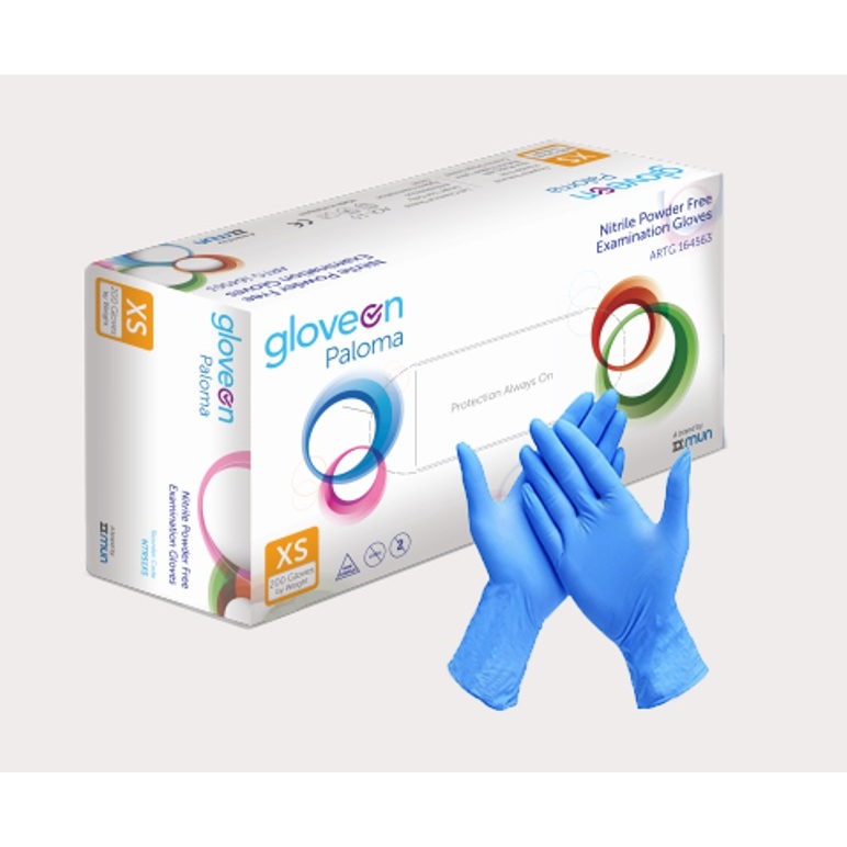 CLEARANCE STOCK FOR GLOVEON PALOMA NITRILE GLOVE (Size XL