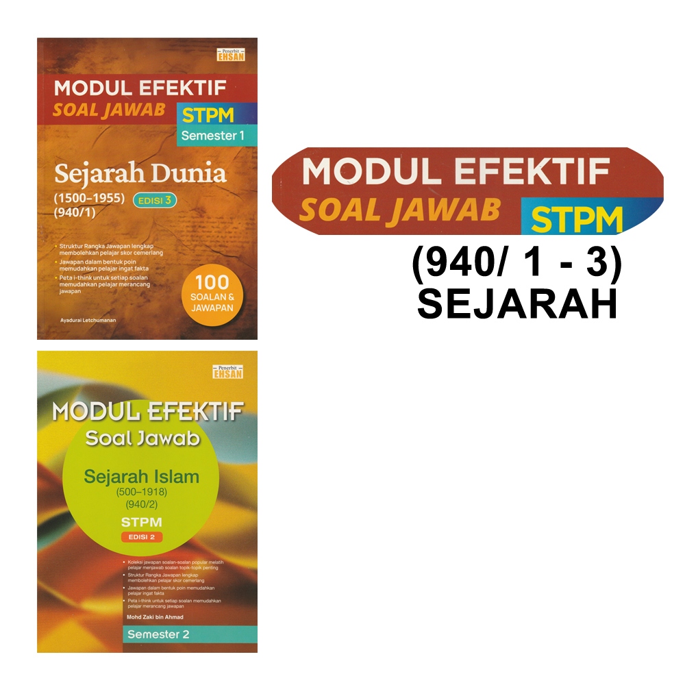 Penerbit Ehsan Reference Book Stpm Modul Efektif Soal Jawab