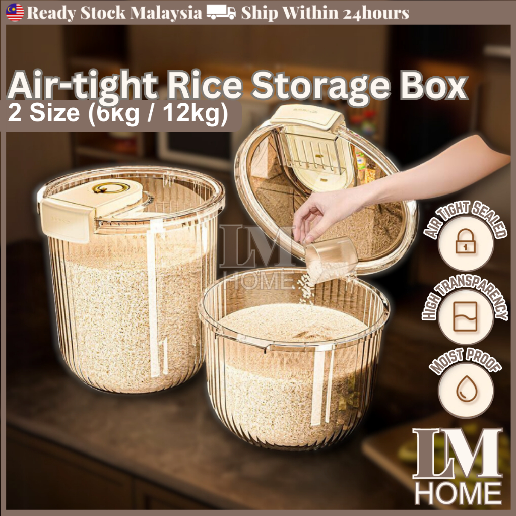 Rice Storage Box Grains Bucket Rice Bucket Rice Bucket Food Storage