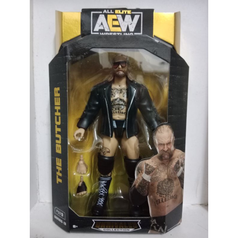 Jazwares AEW Unrivaled Series 13 The Butcher Wrestling Figure | Shopee ...