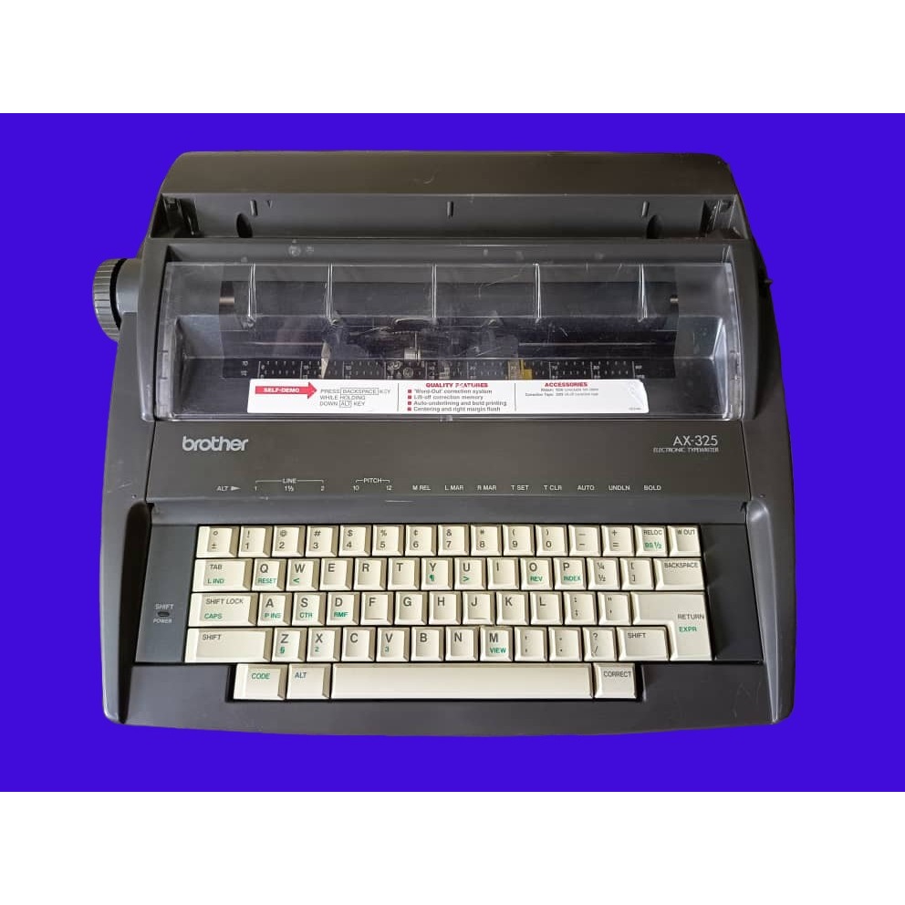 BROTHER AX325 / CANON AP5015 ELECTRONIC TYPEWRITER / TYPEWRITER