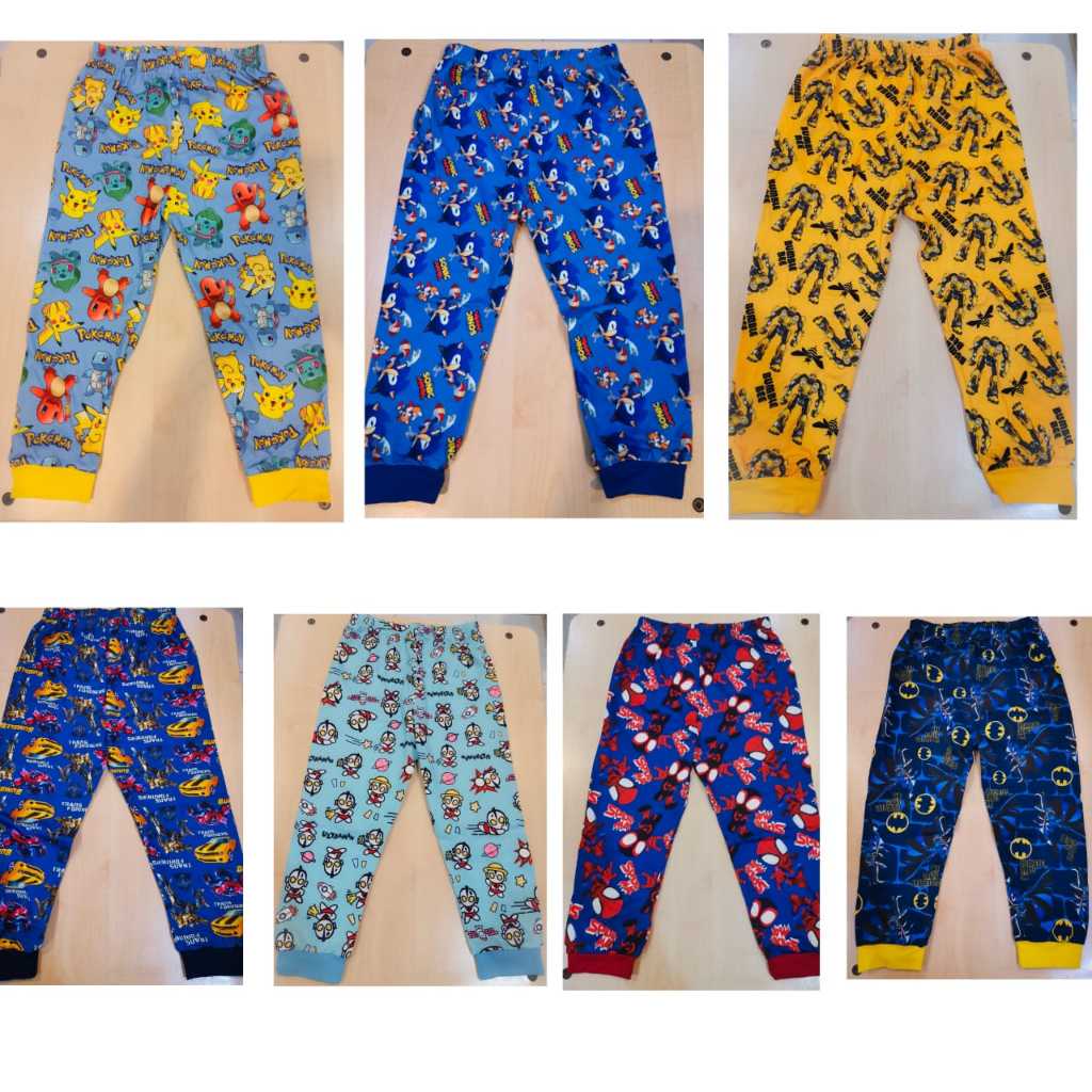 💥💥CLEARANCE💥💥Cuddleme Boy Long Pant / Sleeping Pant 儿童长裤/儿童睡裤 Shopee Malaysia