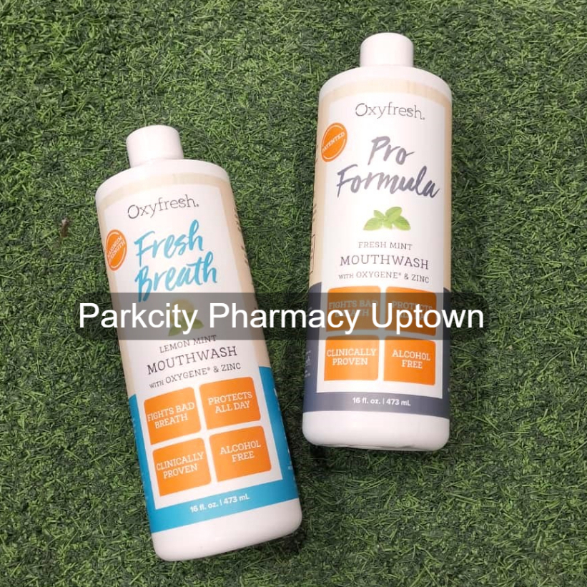Oxyfresh Mouthwash With Oxygene & Zinc Fresh Breath Lemon Mint Pro