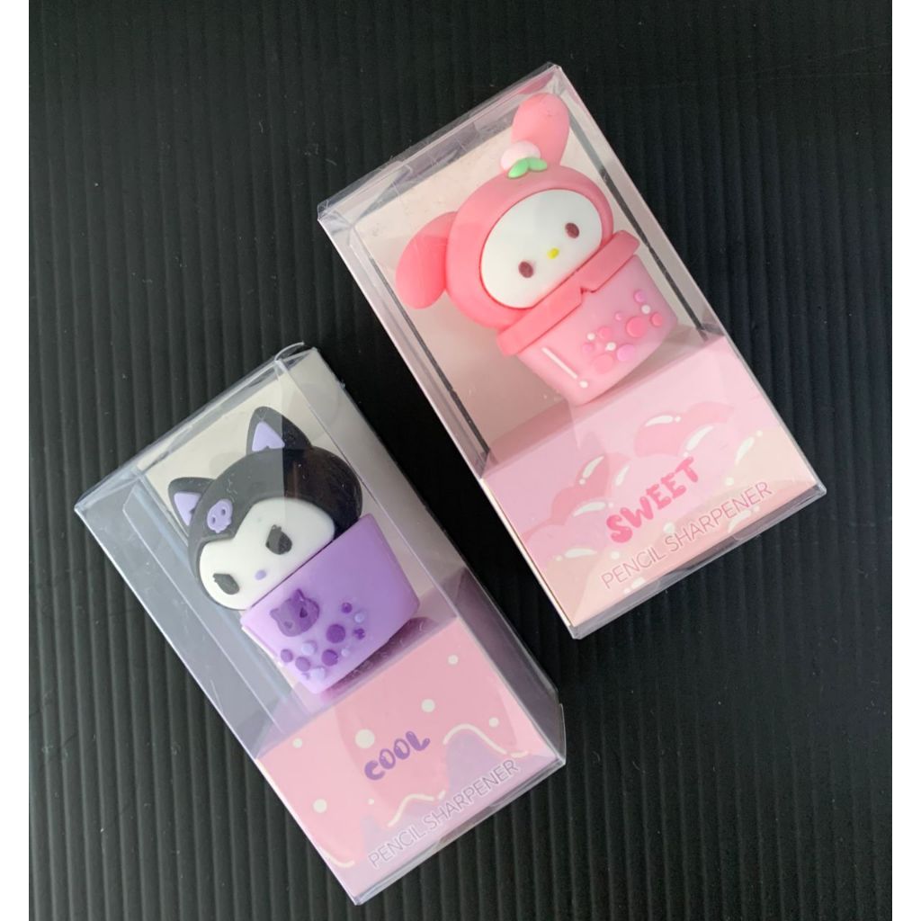 Sanrio Sharpener Mymelody Kuromi Pencil Sharpener Pengasah Pensel ...