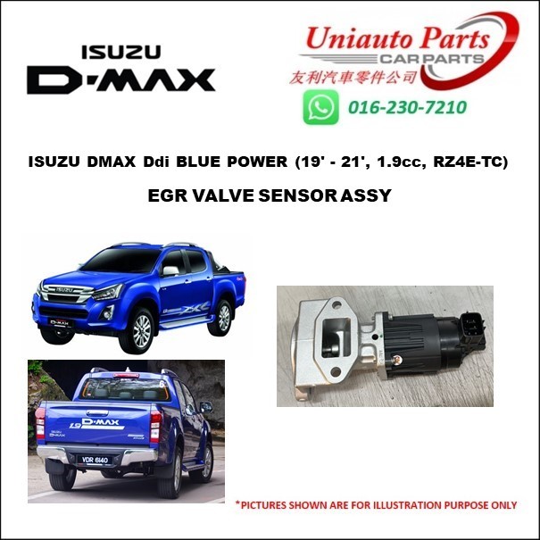ISUZU DMAX Ddi BLUE POWER (19' 21', 1.9cc, RZ4ETC) EGR VALVE SENSOR