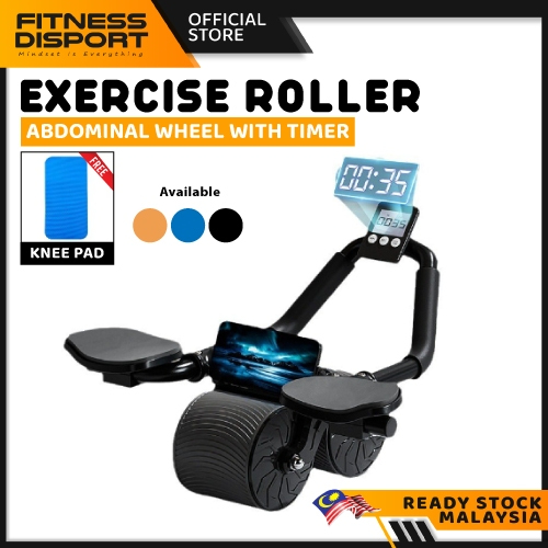 Professional Elbow Support Rebound Roller Wheel Abdominal Training ...