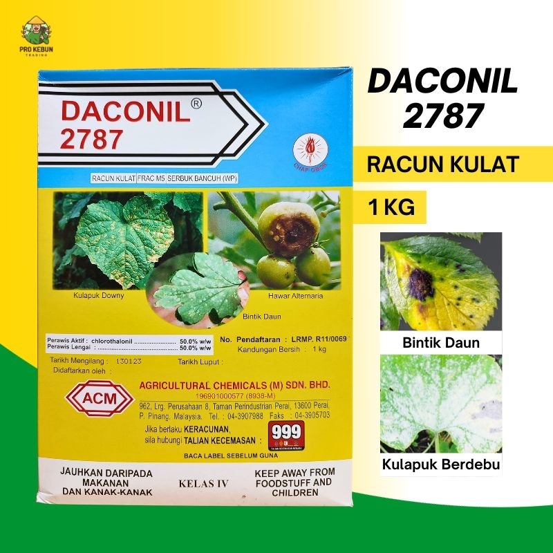 Daconil 2787 Racun Kulat Fungicide Racun Kulat Antraknos Mengawal ...