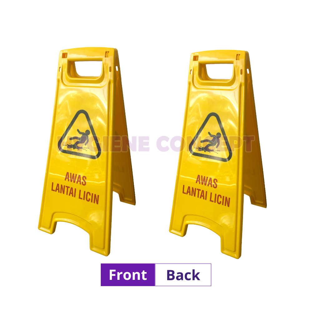 A Folding Sign / Safety Floor Signage / Yellow Foldable Floor Sign ...