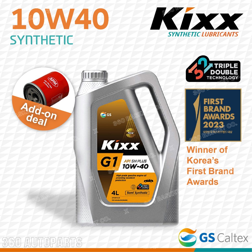 [KOREA] GS KIXX MINYAK HITAM ENJIN 10W40 (4L) SEMI SYNTHETIC ENGINE OIL Shopee Malaysia