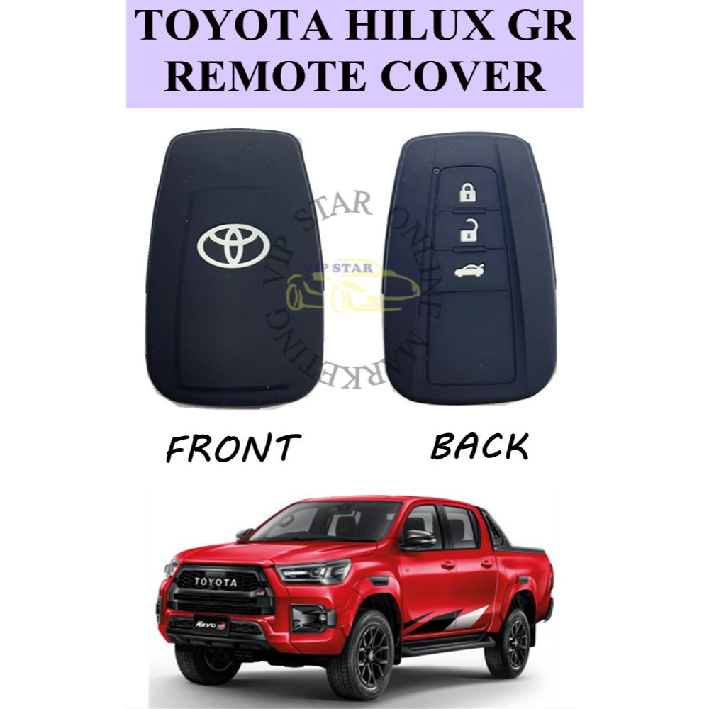 TOYOTA HILUX GR REMOTE COVER BLACK Shopee Malaysia