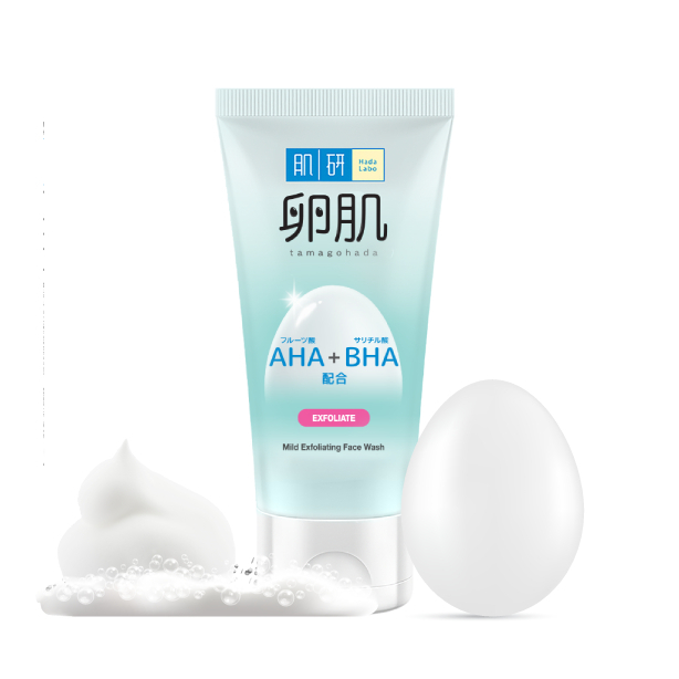 Hada Labo AHA + BHA Exfoliate Mild Exfoliating Face Wash ( 130g