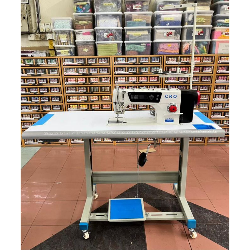 Mesin Jahit Lurus Auto Cut Machine Industri/ Direct Driver Lockstitch ...
