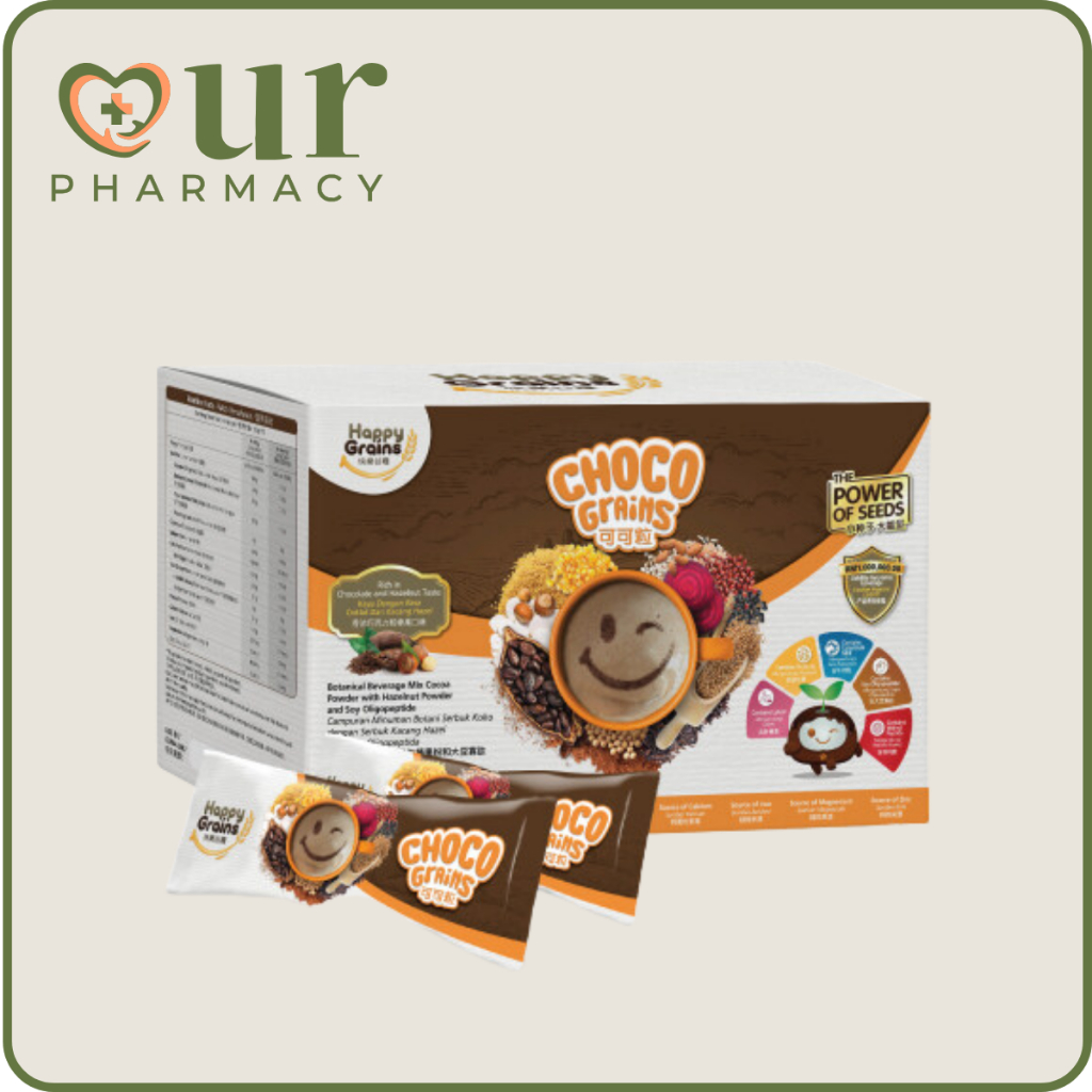 Happy Grains Choco Grains (32 Sachets) | Shopee Malaysia