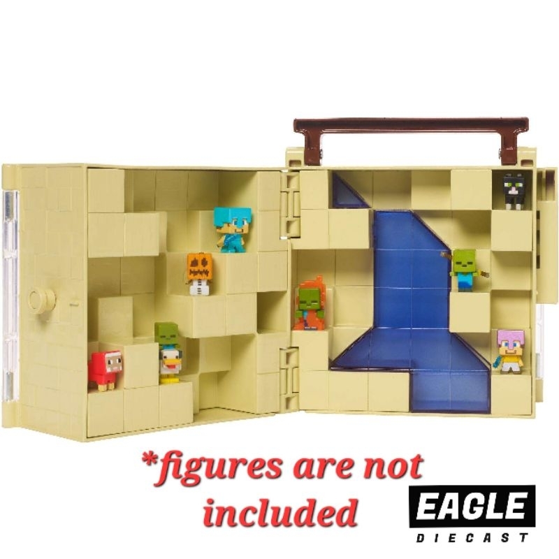 Mattel minecraft mini figure collector case hotsell