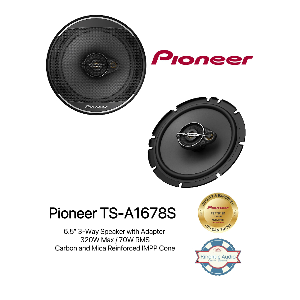 Pioneer 3 hot sale way 6.5