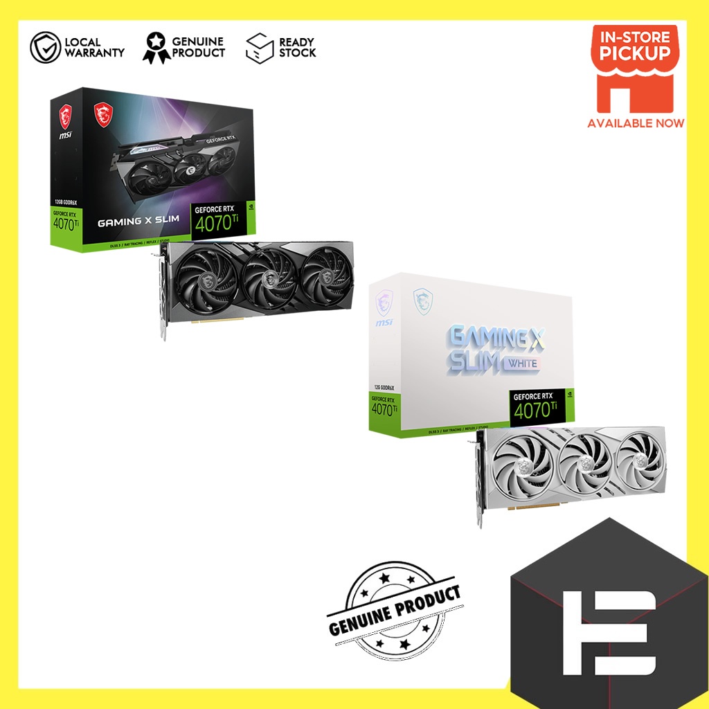 MSI GeForce RTX 4070 Gaming X Slim White 12G