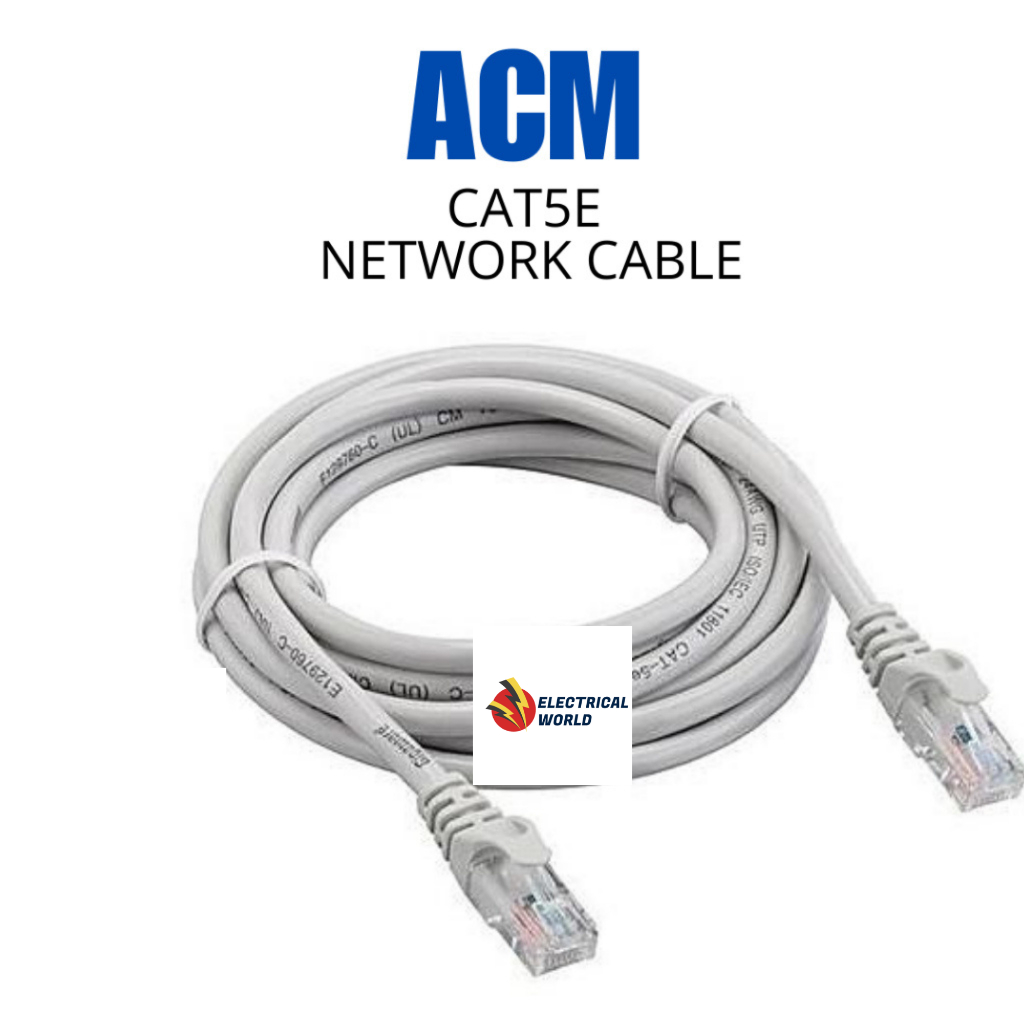 ACM High Speed Cat 6 Cat 5e Lan Cable Cat 6 Cat 5e Patch Cord