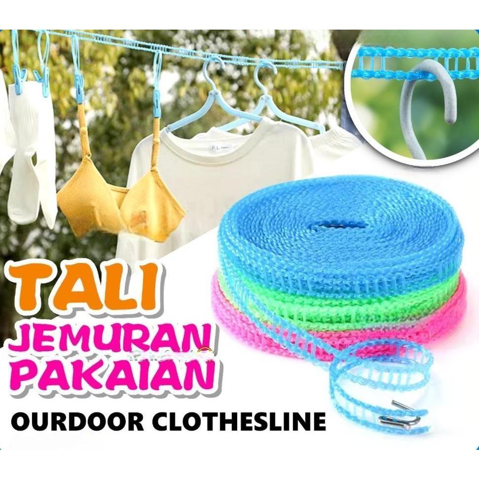 Tali Ampaian Baju Tali Jemuran Pakaian Cloth Hanger Hanging Clothes ...