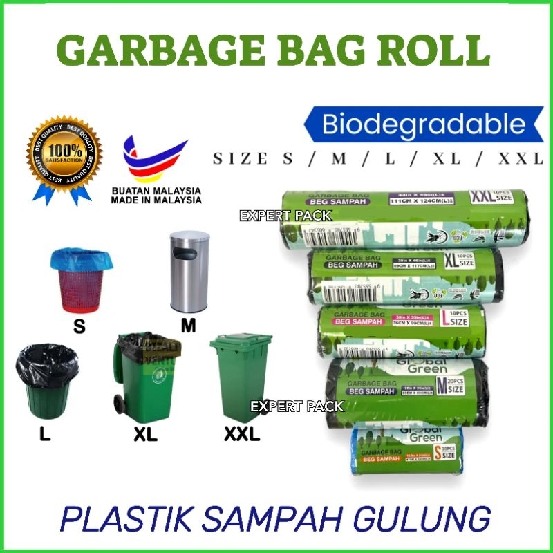 Plastik Sampah Garbage Bag Plastik Sampah Gulung Garbage Bag Roll