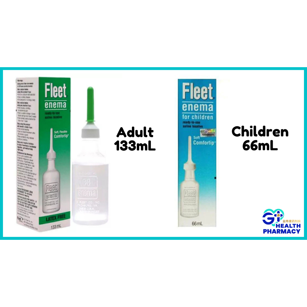 Fleet Enema Adult 133mL / Fleet Enema Childredn 66.6mL Shopee Malaysia