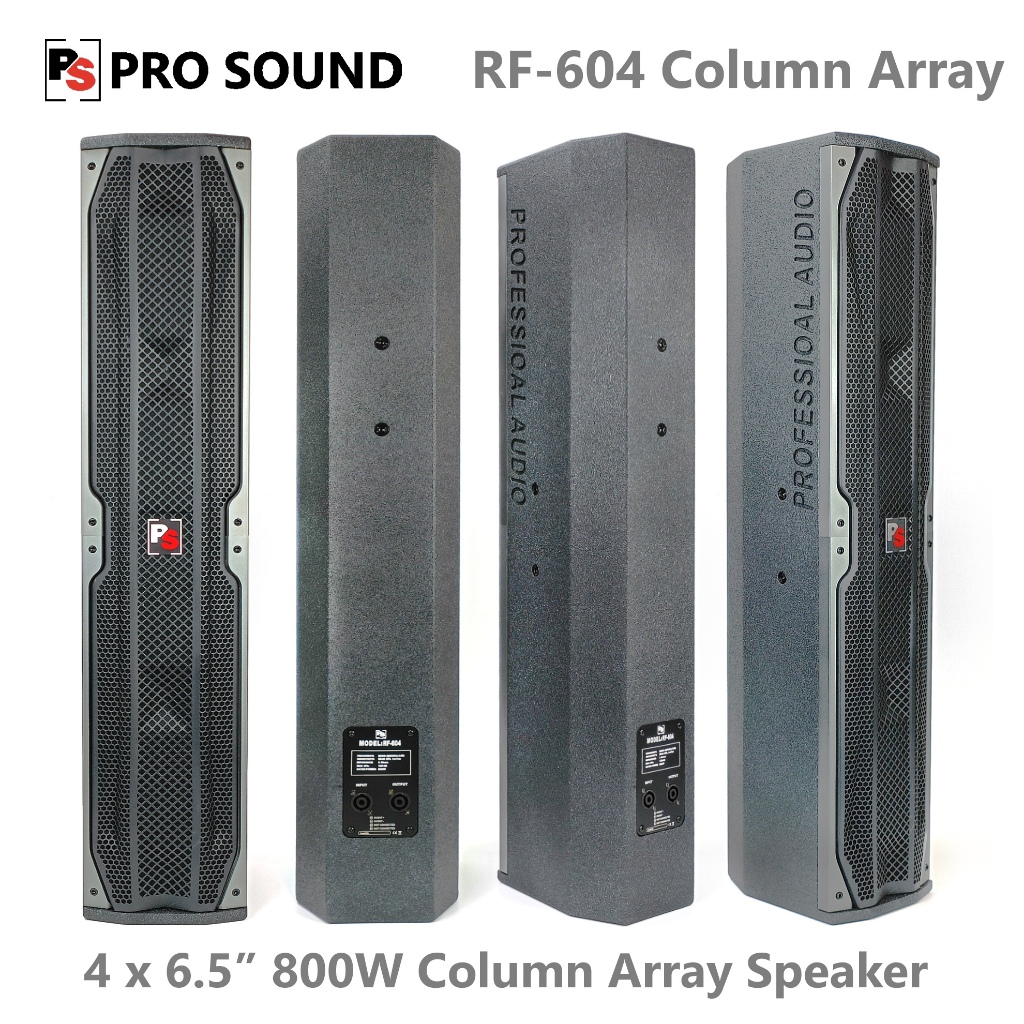 (one pair/sepasang) PS Pro Sound RF-604 800Watt Professional Passive ...