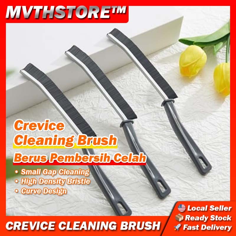 Hard-Bristled Crevice Cleaning Brush, Grout Cleaner Scrub Brush Deep Tile Joints, Crevice Gap Cleaning Brush Tool (6PC)