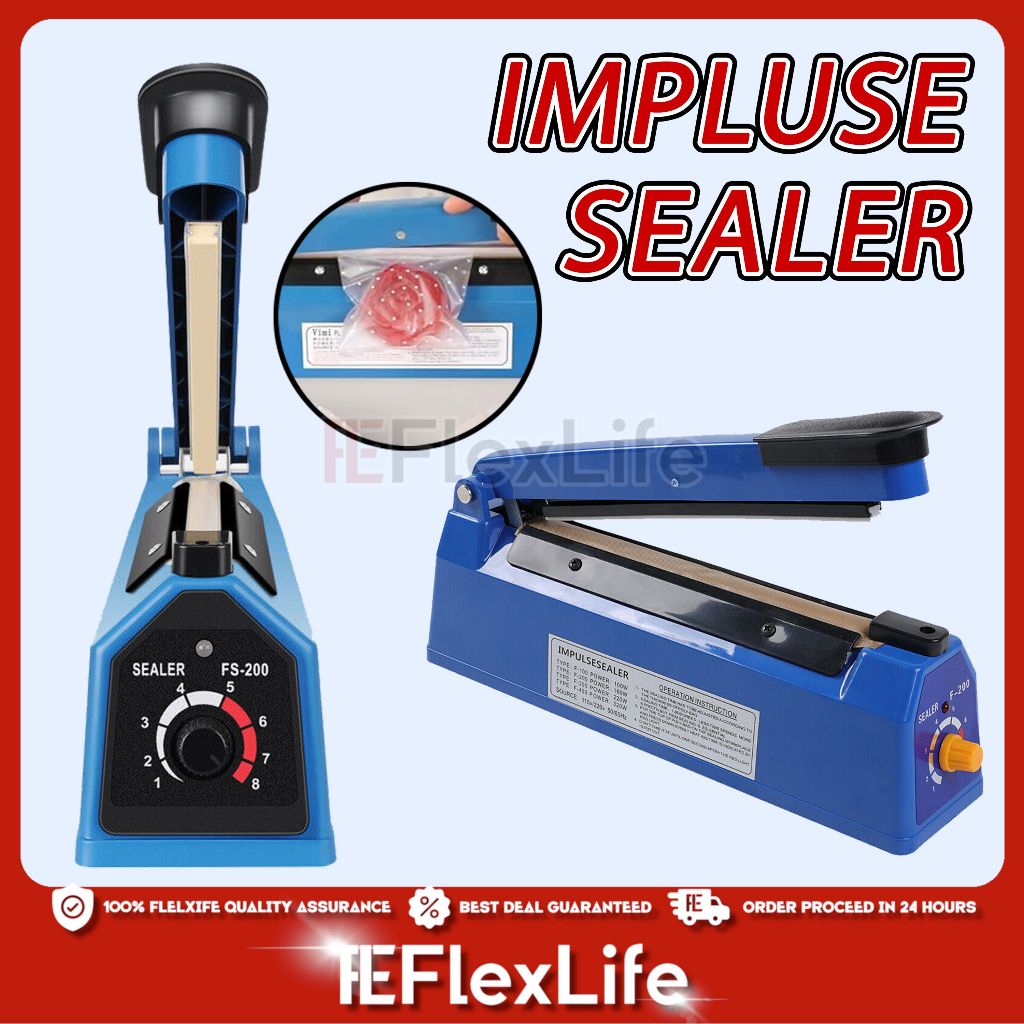 Heat plastic sealer machine food sealer plastic machine mesin