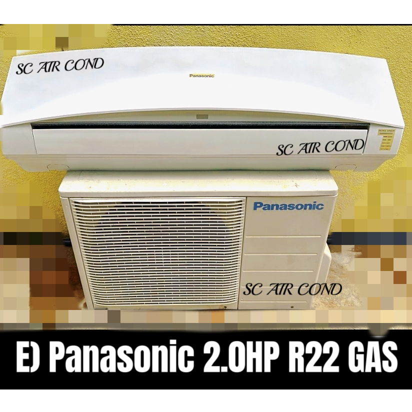 Second Hand Panasonic 2.0HP Air Cond R22 GAS Installation Delivery KL