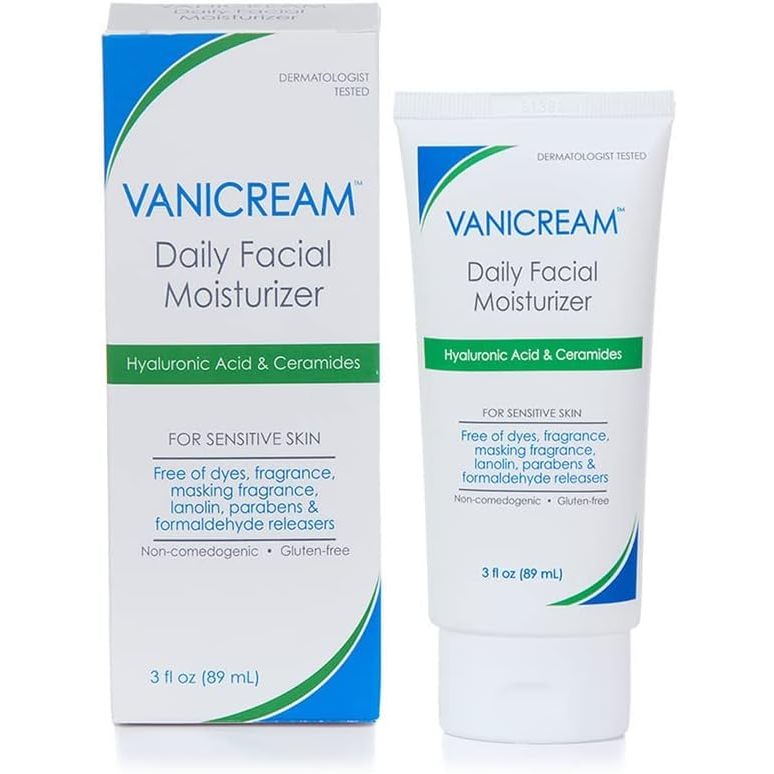 Vanicream Daily Facial Moisturizer For Sensitive Skin 89ml Expiry Date 8/3/27 (Lot 7029B