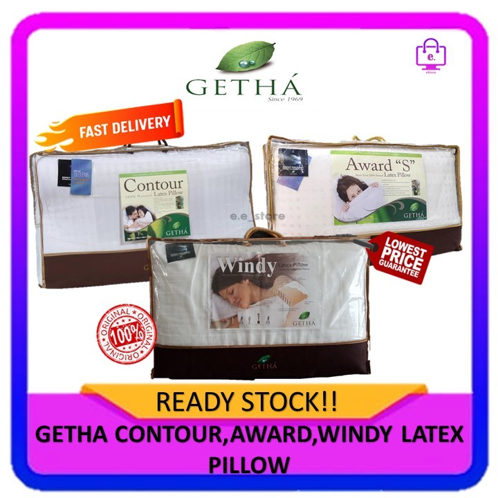 Contour Latex Pillow for Side Sleepers  Getha Online Malaysia – Gethá  Online Store