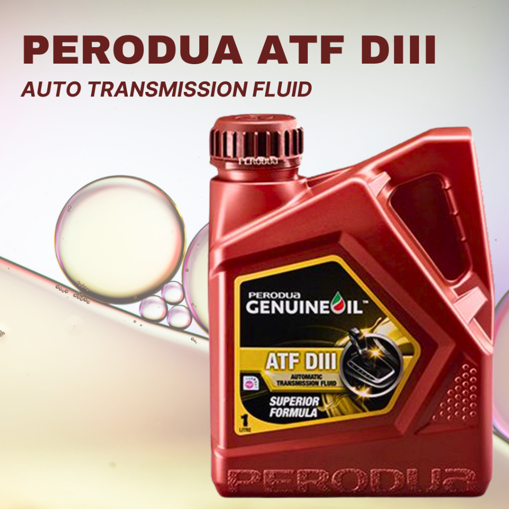 Perodua ATF D-III D III AUTO TRANSMISSION FLUID Gear Oil 1L Viva Kenari ...