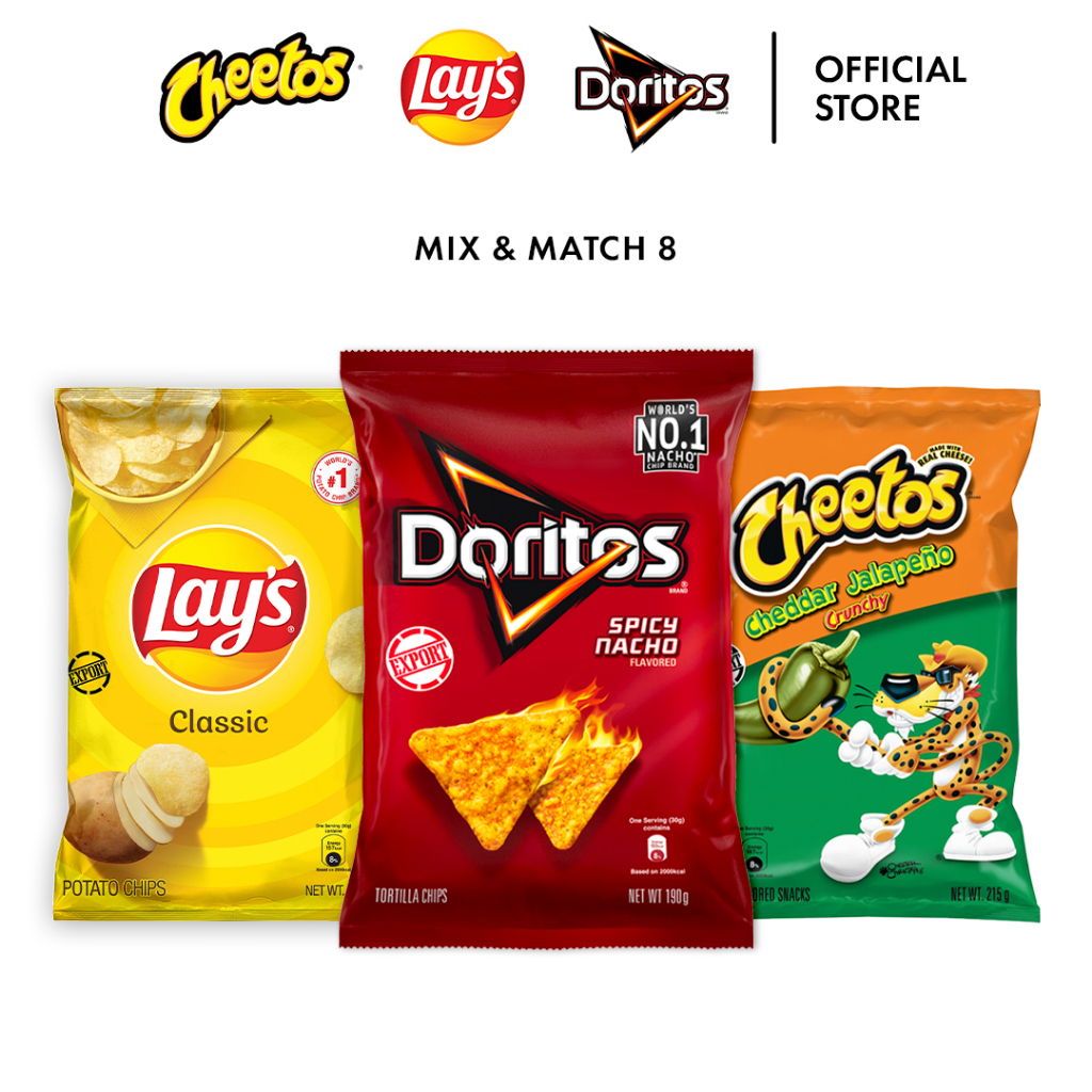 Lay's / Ruffles / Doritos / Cheetos Big Pack Mixed Bundles | Shopee ...