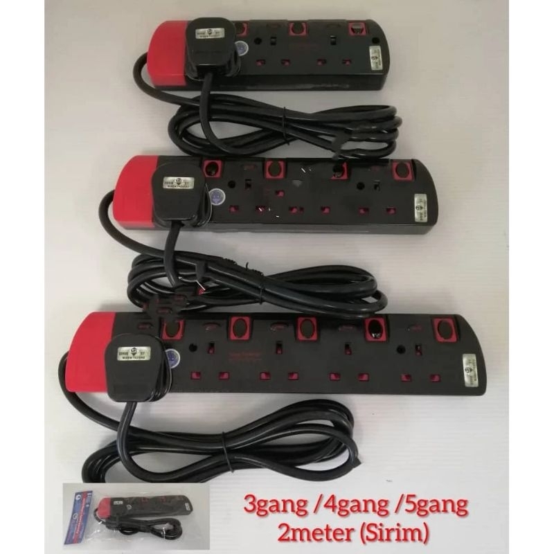 RAPID-TECH TRAILING SOCKET 13a sirim 3g/4g/5g 2meter (sirim) | Shopee ...