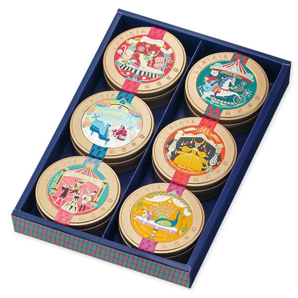 Lupicia Christmas Petit Can Tea Bag Set /3 types 1 piece (3 cans)/ 6