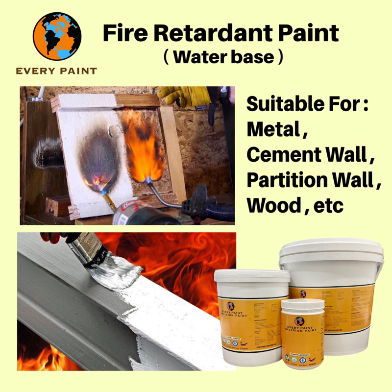 15L EVERY FIRE Retardant Paint (Waterbased) Shopee Malaysia