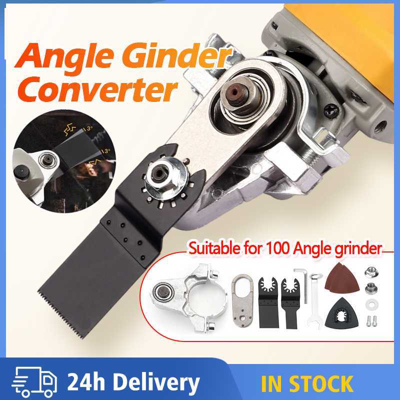 🔥100mm Angle Grinder Converter Adapter Multi Function Oscillating Tool ...
