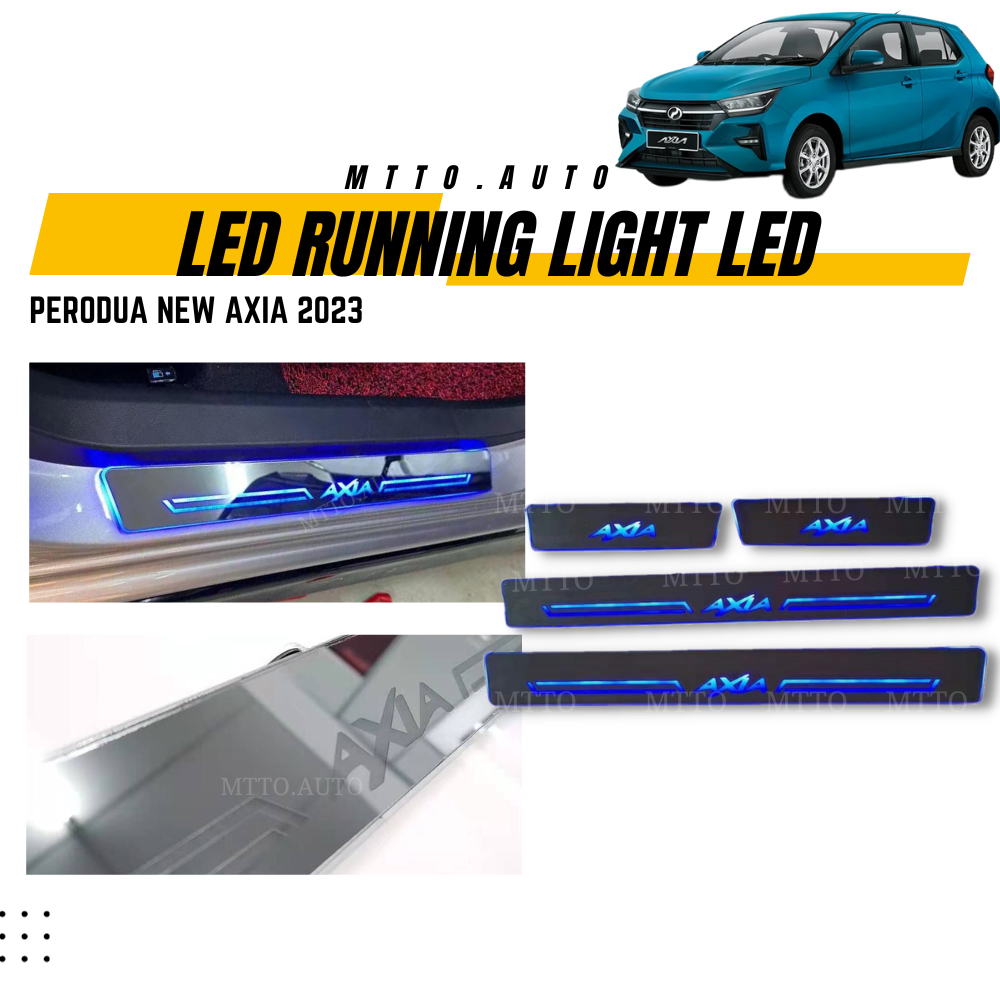 Mtto Perodua New Axia 2023 Interior Led Running Light Led Step Door 