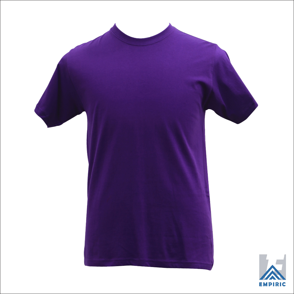 EMPIRIC 190gsm Unisex Short Sleeve T-Shirt XS-XL (9802) | Shopee Malaysia