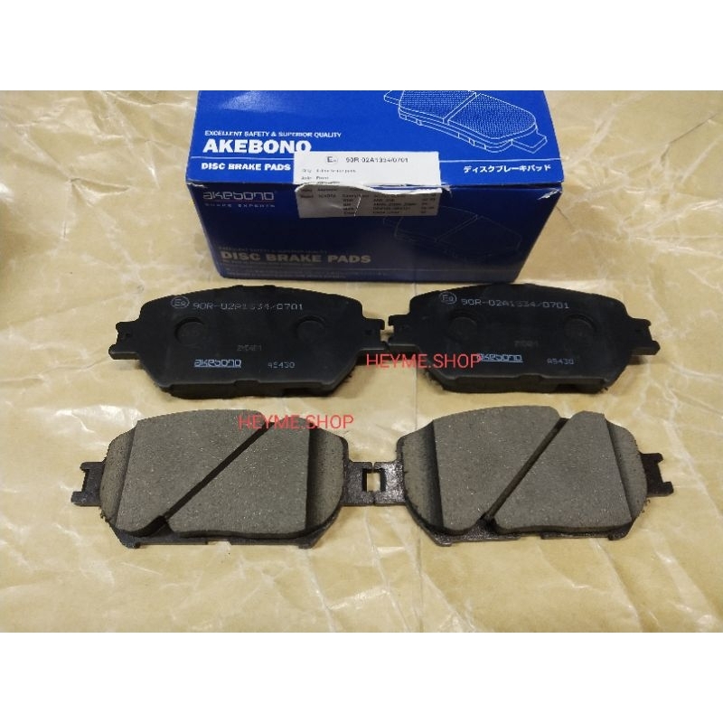 TOYOTA CAMRY ACV30 WISH ANE10 ZNE11 DISC PAD FRONT (AN-671KR)AKEBONO ...