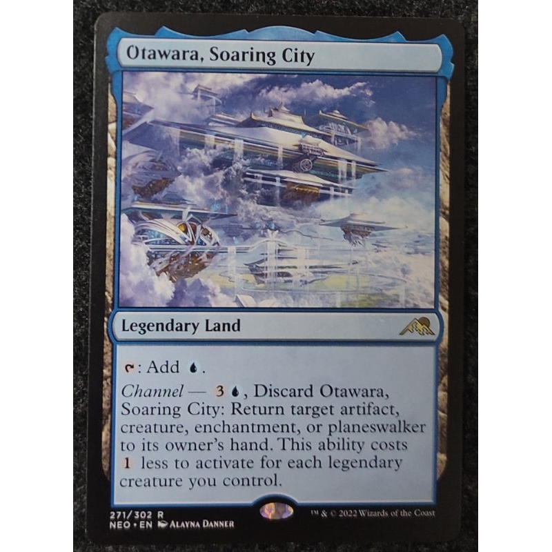 Otawara, Soaring City [Kamigawa: Neon Dynasty] Magic The Gathering Trading  Card Game Kamigawa Neon Dynasty Single Card ...