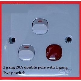 SUIS 2 FASA KEGUNAAN PEMANAS AIR/ DOUBLE POLE SWITCH 20A DOUBLE POLE 1 ...