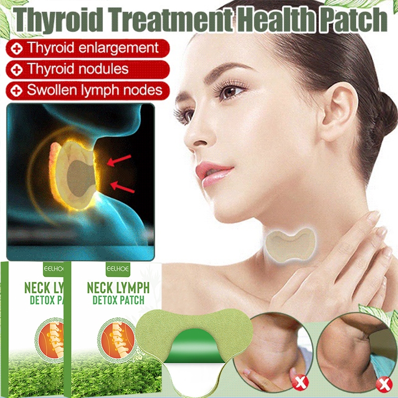 Herbal Neck Lymphatic Detox Patch Thyroid Plaster Treatment Underarm ...