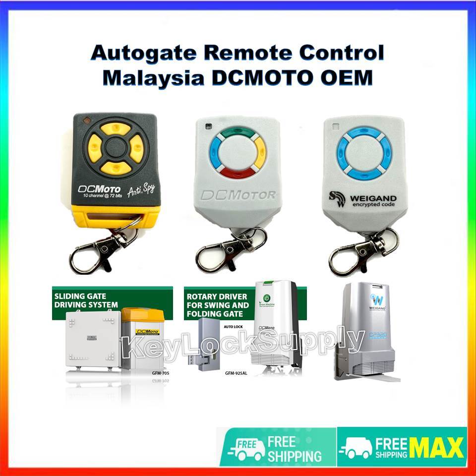 WEIGAND DCMOTO DC MOTOR AUTO GATE REMOTE CONTROL DUPLICATOR FOR