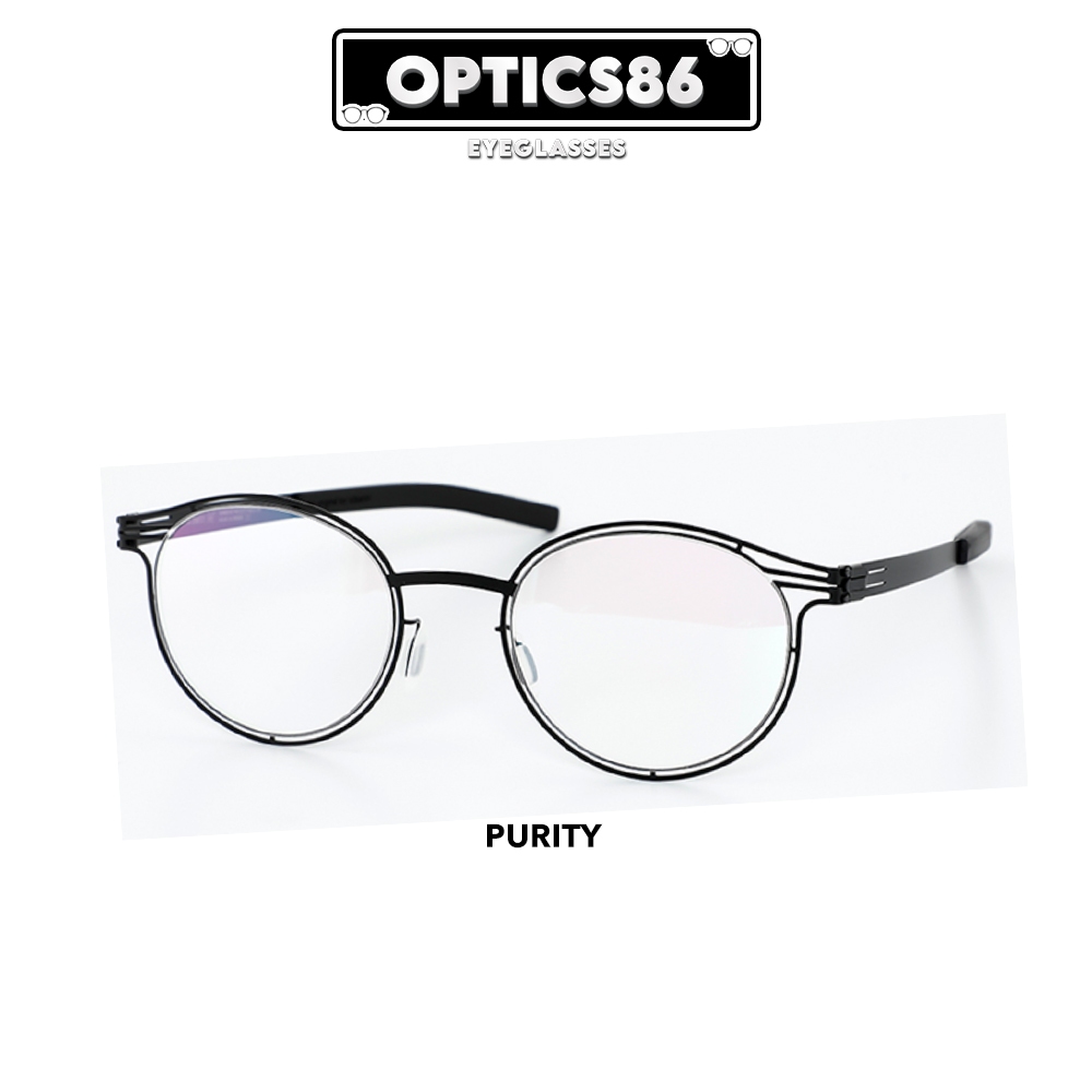 Ic Purity Black Eyewear Malaysia Optical Frame Germany Eyeglasses
