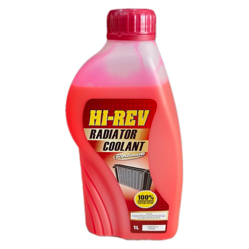 ORI HIREV PLATINIUM COOLANT 1L RADIATOR COOLANT FOR CAR PINK COLOUR ...