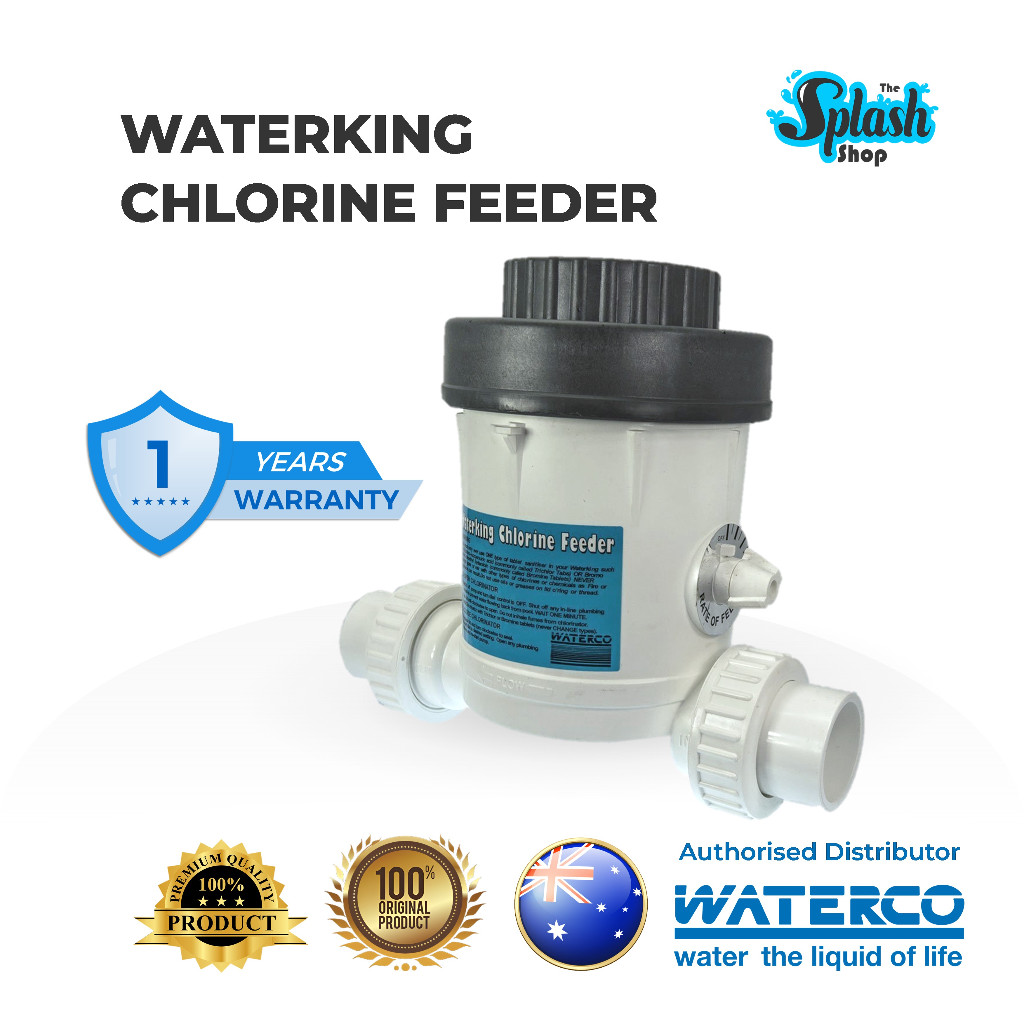 𝐒𝐏𝐋𝐀𝐒𝐇 WATERCO Waterking Automatic Chlorine Tablet Feeder [READY