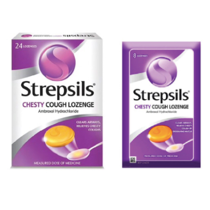 Strepsils Chesty Cough Lozenge 24 lozenges / 8 lozenges | Shopee Malaysia