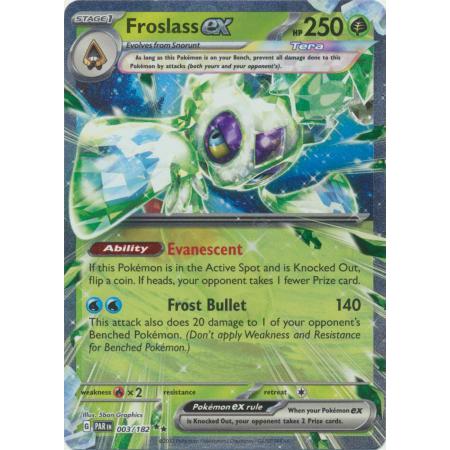 Froslass ex - 003/182 - Ultra Rare Scarlet & Violet: Paradox Rift ...