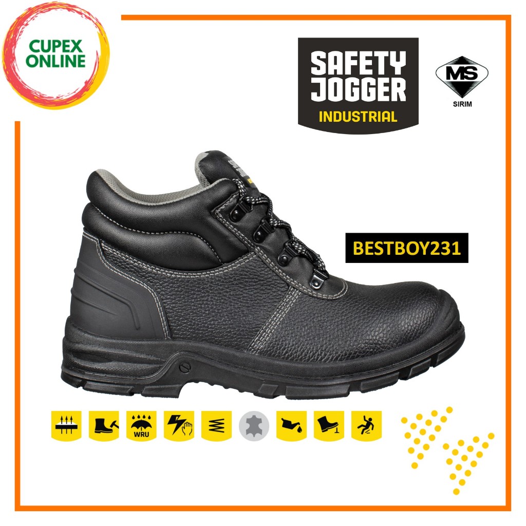 SAFETY JOGGER BESTBOY 231 Mid Cut Safety Shoes UK5 - 11 (cupex ...